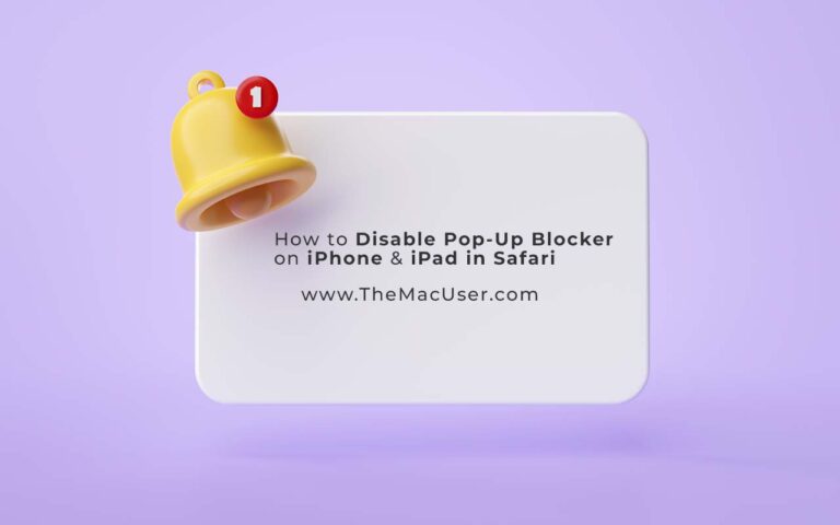 How to Disable Pop-Up Blocker on iPhone & iPad in Safari