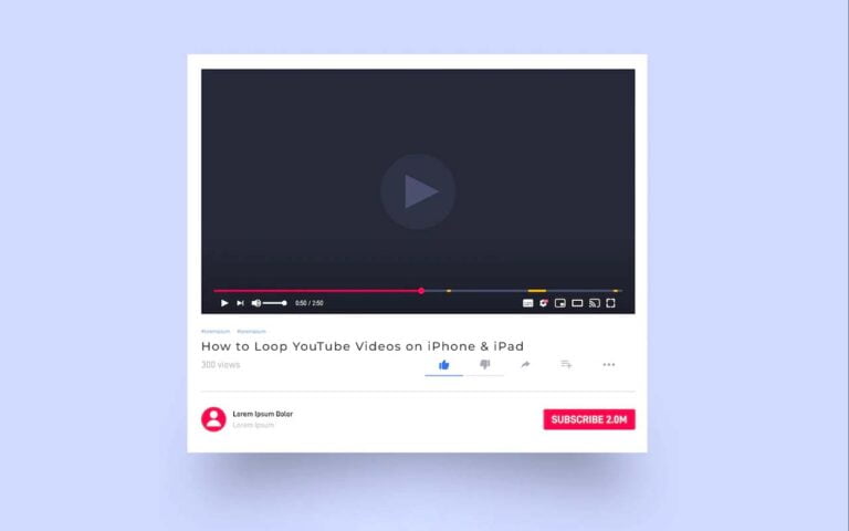 How to Loop YouTube Videos on iPhone & iPad