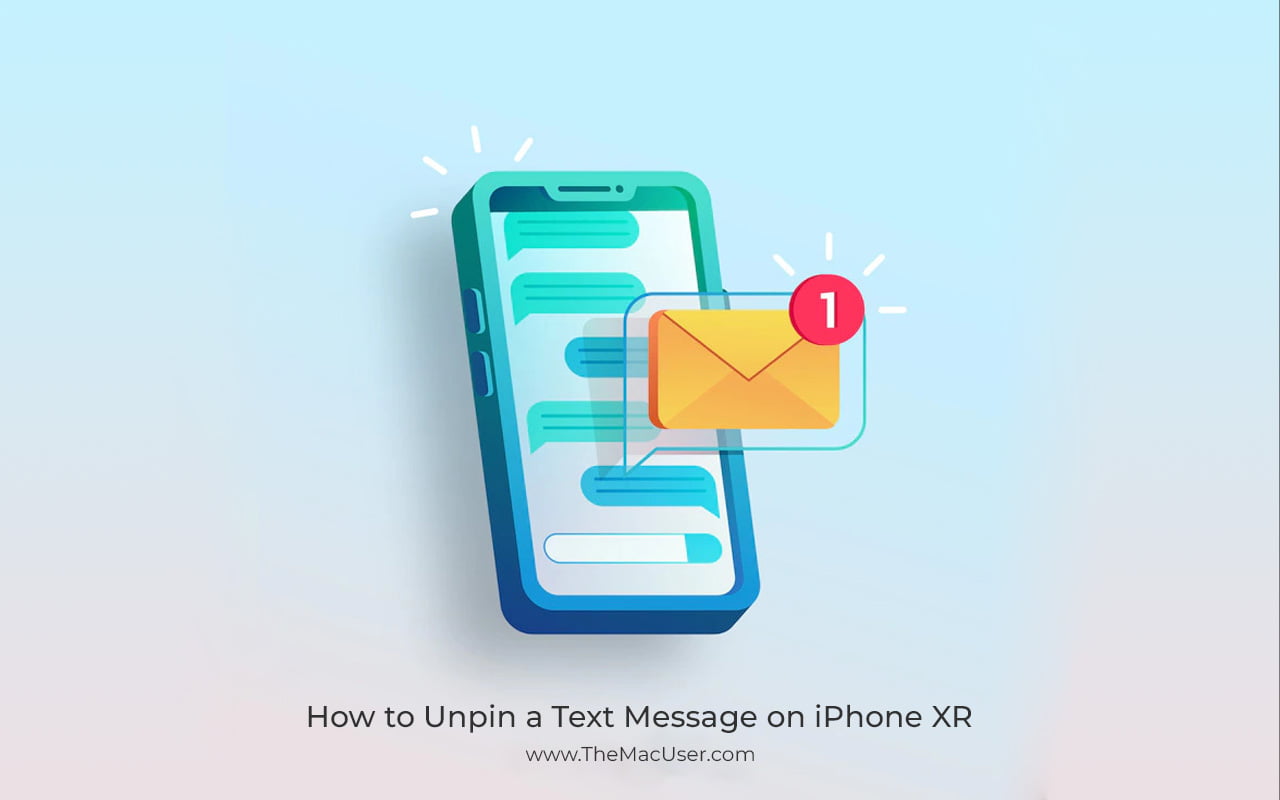 How to Unpin a Text Message on iPhone XR