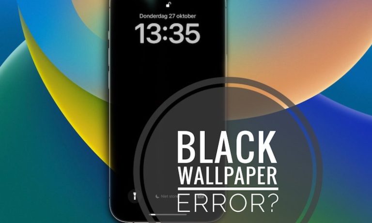 black wallpaper issue iOS 16 1200x720 1